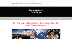 Desktop Screenshot of fahrschule-rotenburg.de