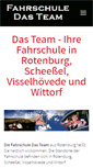 Mobile Screenshot of fahrschule-rotenburg.de